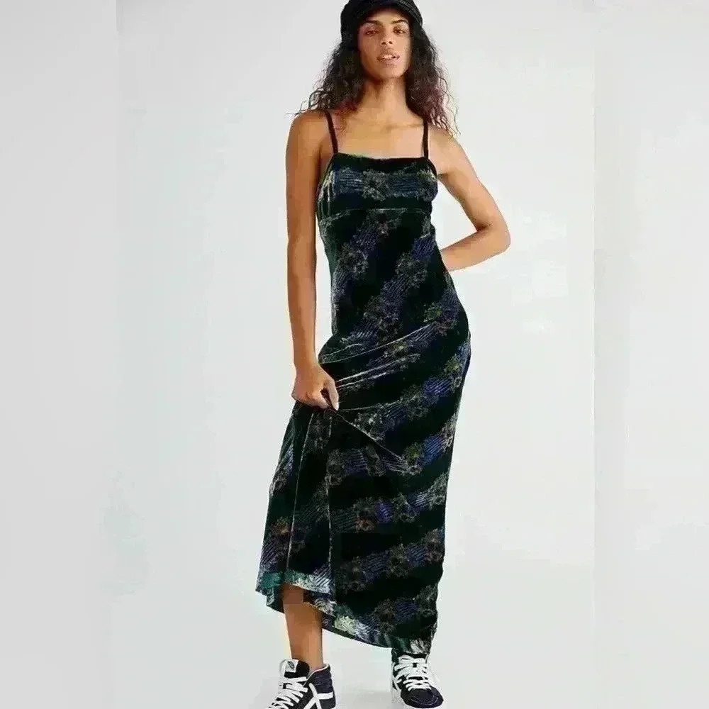Free People Juliet Velvet Dress